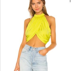 Superdown Emani Wrap Crop Top